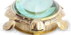 Tortoise Brass Clock