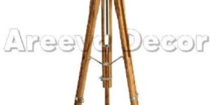 Wooden Tripod Lamp Stand