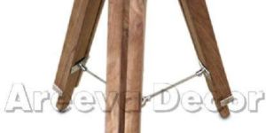 Wooden Vintage Desk/Floor Lamp
