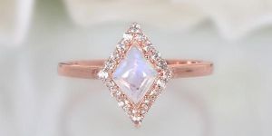 Rose Gold Vermeil Princess Ring