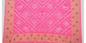 Bandhani Gadhwal Silk Saree