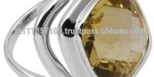 Sterling Silver Smoky Quartz Handmade Ring