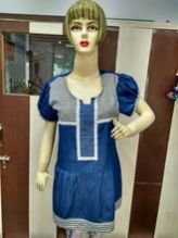 Blue Denim Girls Top