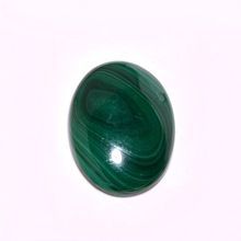 Round Cabochon Malachite Gemstone
