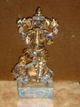GLASS HANDICRAFT GANESH JI