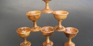 Wooden Chalice Goblets