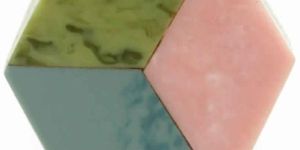 RESIN & WOOD MIX HANDCRAFTED MULTICOLOR KNOB