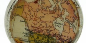 STEEL & RESIN HANDCRAFTED SILVER & MULTICOLOR KNOB