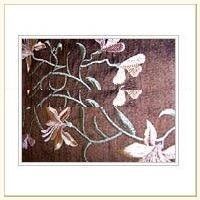 Embroidered Silk Fabric
