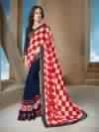 Women Multicolor Color Georgette Saree