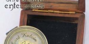 Black Antique Dori Sundial Compass