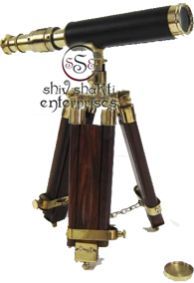 Brass Telescope with Tripod