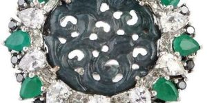 Designer Silver Cocktail Ring