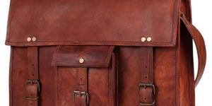 Leather Messenger Bag