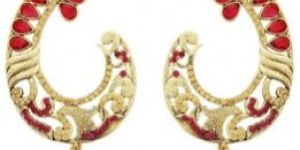 Stone Gold Plated Alloy Earring