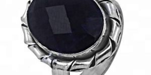 Midnight Black Onyx Gemstone 925 Ring Silver