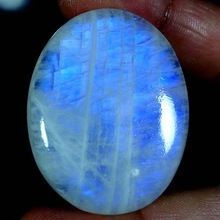 Rainbow Moonstone Oval Cabochon Gemstone