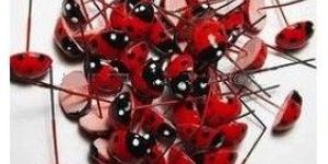 Poly Resin 1 Inch Ladybugs for Bonsai