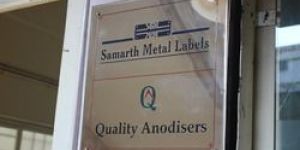 Stainless Steel Etched Nameplate