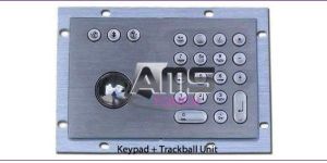 Metal Numeric Keypad with Integrated Trackball