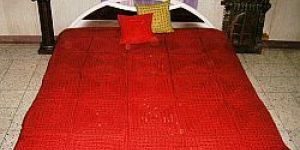 HAND EMBROIDERY MIRROR WORK BEDSPREADS