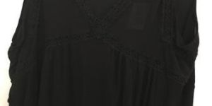 Black Casual Western Ladies Girls Blouse