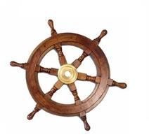 Nautical Wooden Ship Wheel