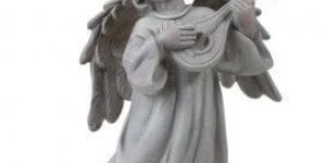 Cherub Playing Guitar Home Decor Statue