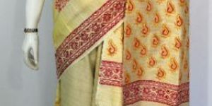Printed Khadi Cotton Mekhela Chadar Set