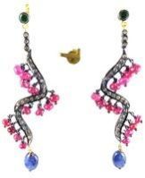 925 Sterling Silver Material Drop Dangle Earring Wedding Jewelry