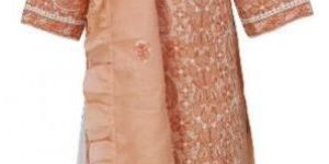 AQUA EMBROIDERED LUCKNOWI SUIT