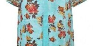 EMBELLISHED FLORAL AQUA SET
