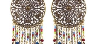 MULTICOLOUR STYLISH INDIAN ETHNIC EARRINGS