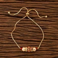 Adjustable Bracelet with Gold Plating