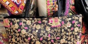 Multicolor Handicraft Embroidered Handbag