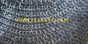 Wedge Riveted Chain Mail Flat Riveted Alternating Solid