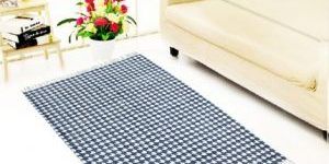 Indian Handmade Rug for Living Room,Bedroom,and Dining Room, 35 Feet, Blue Jth-Jud-05