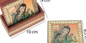 Set of Gemstone Painting Tea Coaster Coffee Coaster