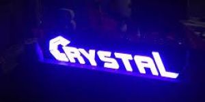 Crystal Sign Board