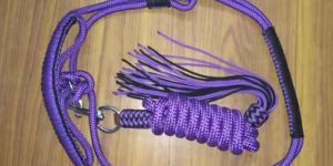 Braided Rope Halter along with Lead Rope