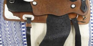 Two Tone Western Show Saddle