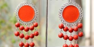 zh metal base earrings