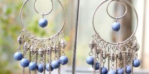 ZH Silver Earring