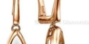 Black Diamond Dangle Earrings