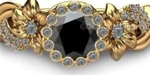 Flower Engagement Ring