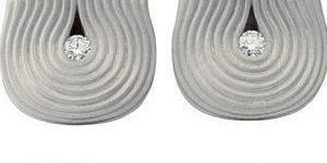 White Gold Diamond Cufflinks