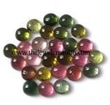 Natural Multi Tourmaline Round Cabochon