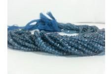 Topaz Faceted Rondelle Beads Strand