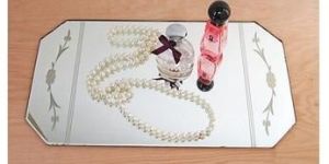 Decorative Mirror Tray for Jewelry