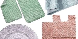 Pastel Collection Bath Rugs